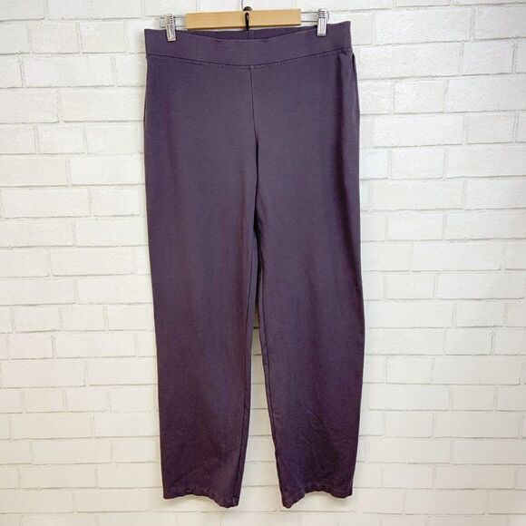 Eileen Fisher Rayon Wide leg Sweat Pant - Picture 1 of 8
